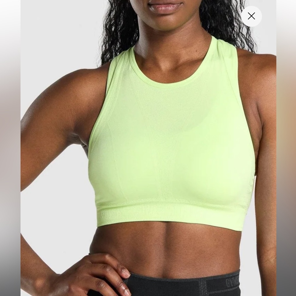 Gymshark Apex Seamless Light Green Sports Bra